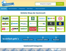 Tablet Screenshot of gewinnwelt.info